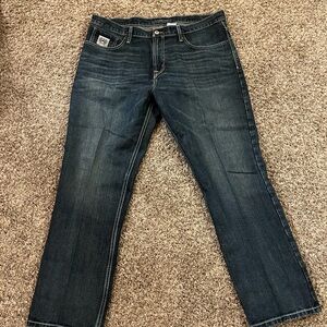 Men's Cinch Dark Blue Jeans
